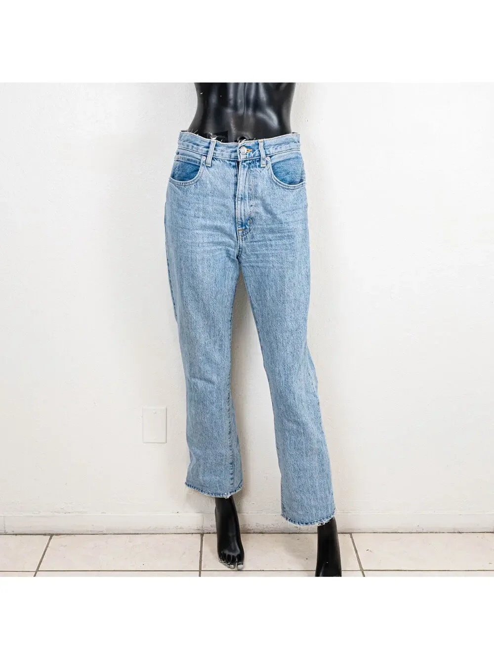 SLVRLAKE London High Rise Straight leg jeans old habits die hard 26